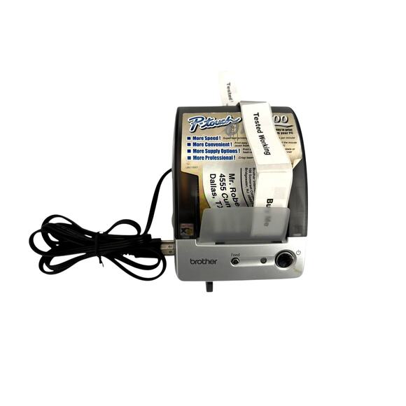Brother P-Touch QL-500 Thermal Label Printer w/ Power Cord & Labels Tested - Picture 1 of 9